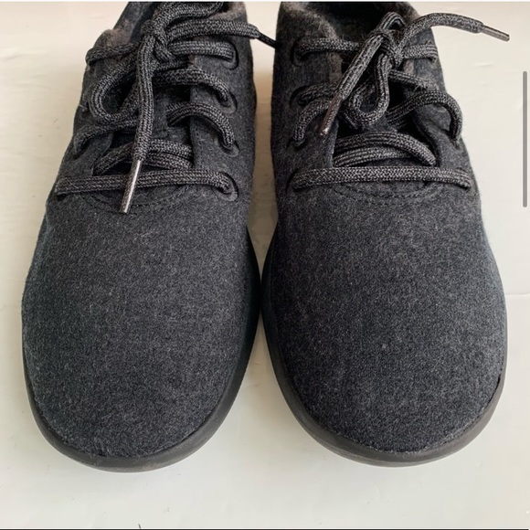 Allbirds black wool lace up runners Men’s Size 8 - Picture 3 of 6